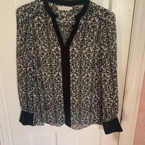 TORY BURCH Black $& White Blouse